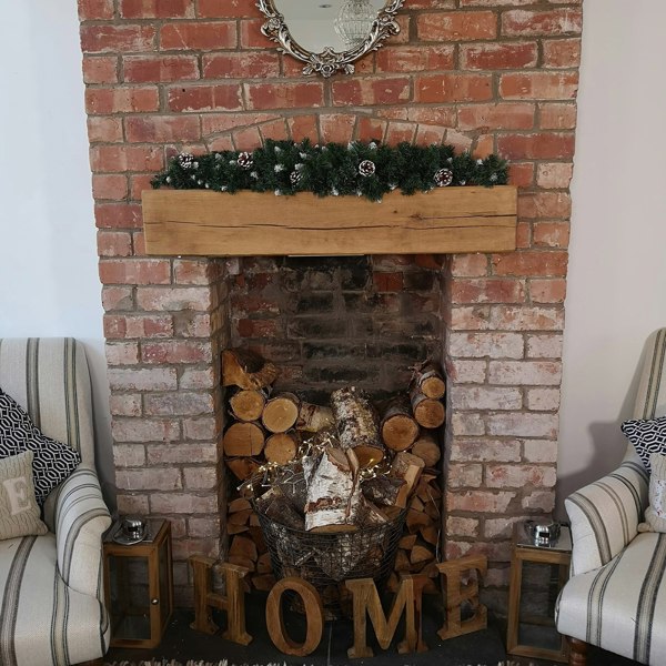 Samuel Alexander 90cm Snow King Fir Christmas Swag Garland with Pine Cones & Snow Tips