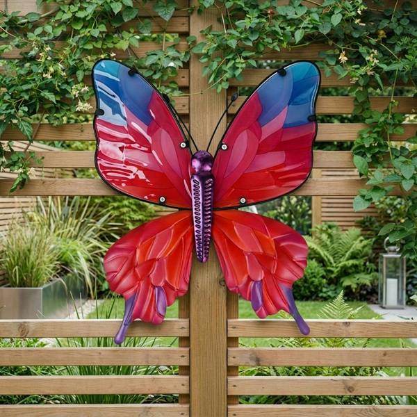 Garden Greatness Vibrant Butterfly Wall Decor Piece