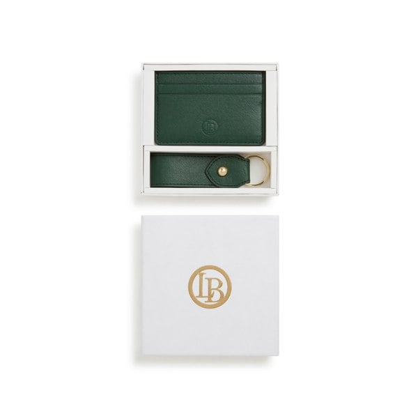 LaBante London Juniper Green CC holder & Key chain Gift Box