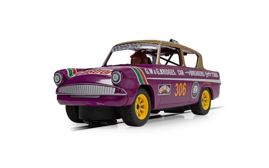 MCSlots Ford Anglia 105E George Polley 306 1:32 Scale Scalextric C4584