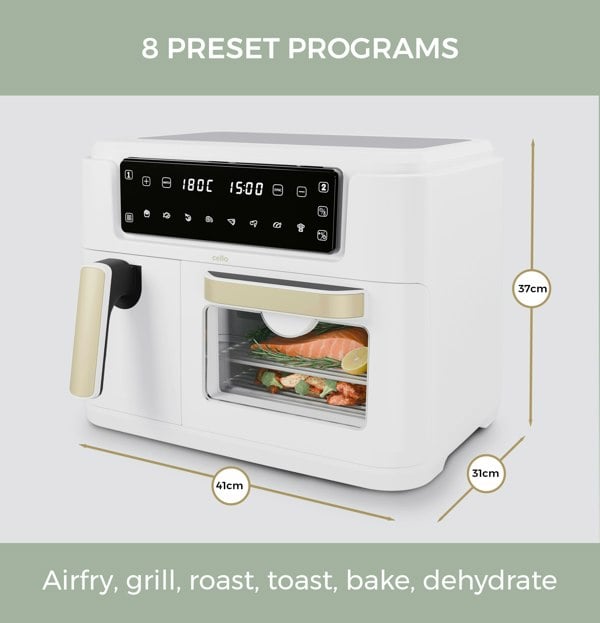 Cello 13-in-1 Airfryer & Home Oven White
