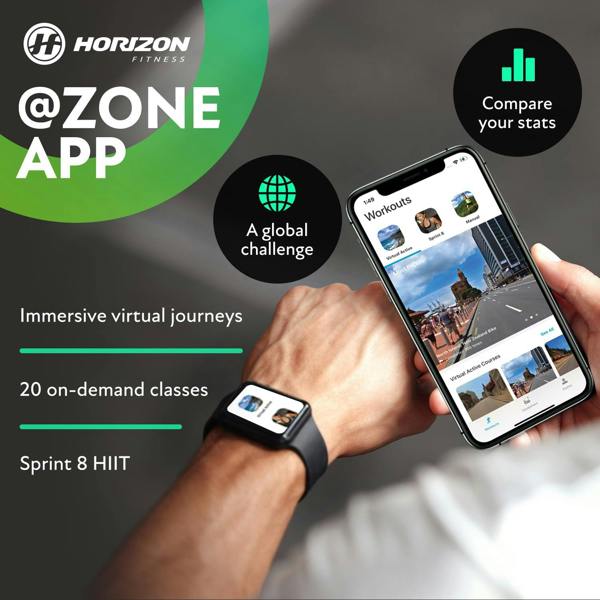 Grade B - Horizon 7.0AT @Zone Treadmill - uk.johnsonfitness.com