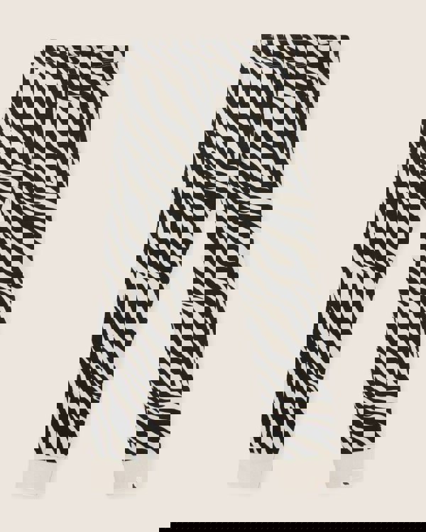 Multicolour Zebra Streak Print Leggings - image 2