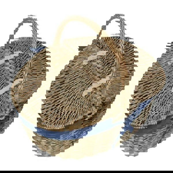 Oval Wicker Picnic Basket