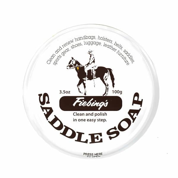 Fiebing's Saddle Soap Cleaner - Portable Leather Cleaning 3oz