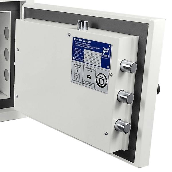 Phoenix Safe Phoenix Fortress PRO SS1461E Security Safe in Scratch-Resistant White Paint with VdS Certified electronic Lock