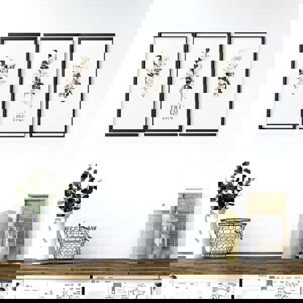 Wall Art For Laundry Room | Set of 3 wall art prints