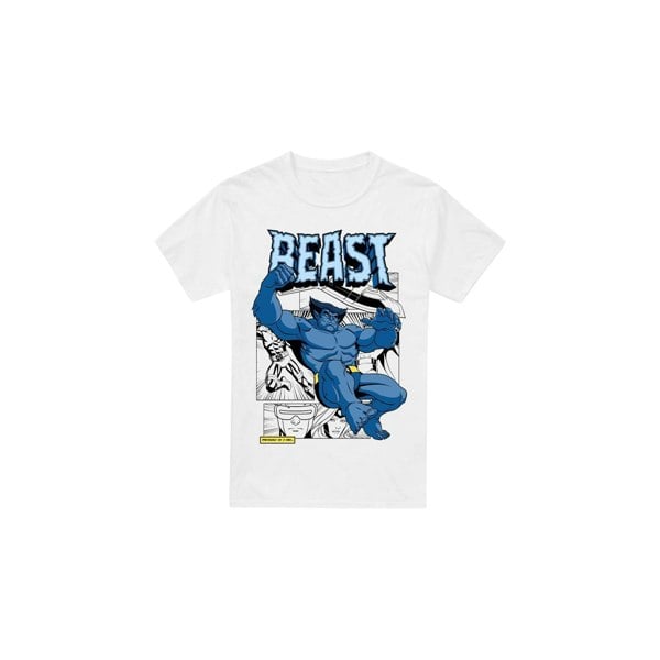 Marvel Mens X-Men Beast Comic T-Shirt - White