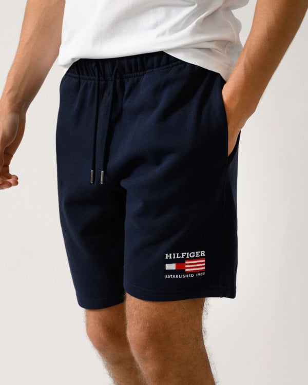 Tommy Hilfiger Americana Flag Mens Shorts - Desert Sky - CHO - Designer Mens Shorts