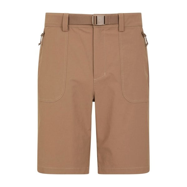 Mountain Warehouse Mens Grassland Belted Shorts - Dark Beige