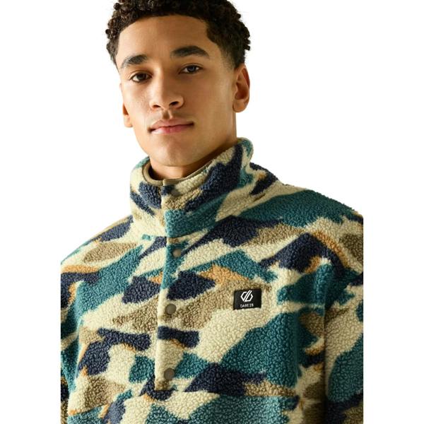 Dare 2B Mens Mountain Borg Quarter Zip Fleece Top - Mediterranea - 