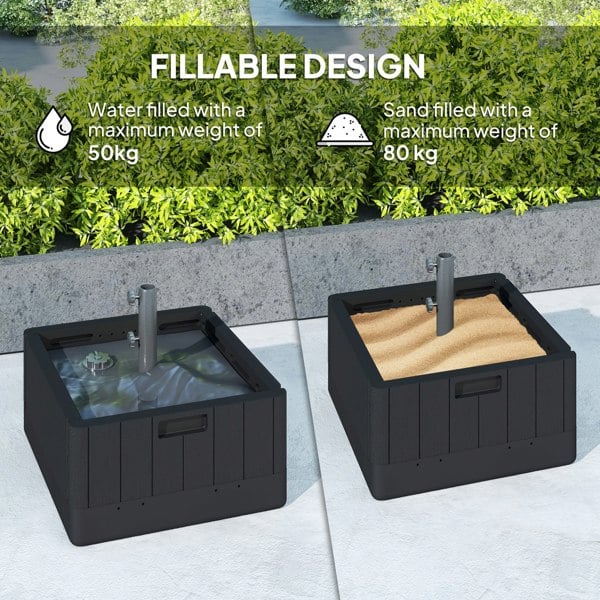 Center Pole Umbrella Base