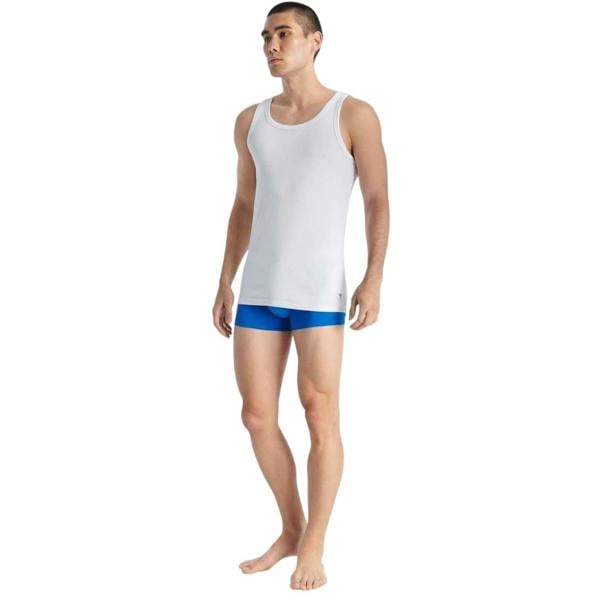 Adidas Mens Relaxed Fit Tank Top (Pack of 2) - White - 