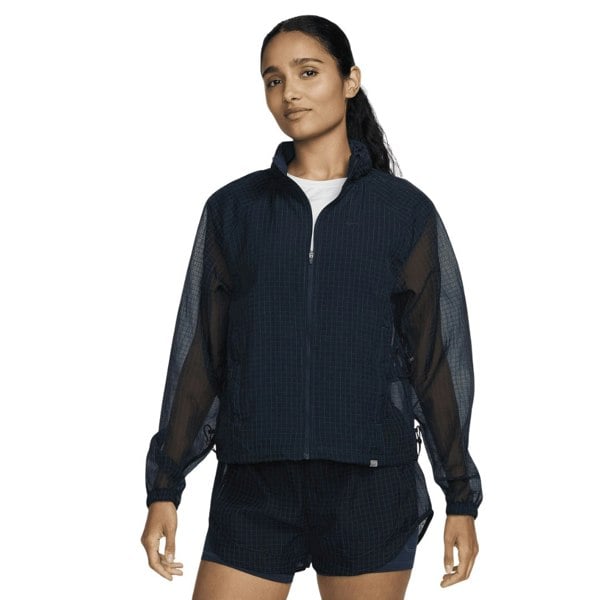 Nike Fv6403 478 Navy Blue Lightweight Jacket Womens S