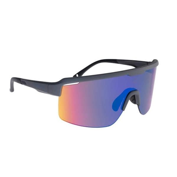 Oxford Pave Slate Frame Sunglasses Purple Lens