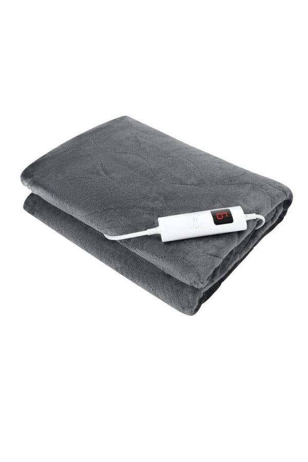 Ezysleep Super Soft Cosy Heated Fleece Throw Blanket With Adjustable Control