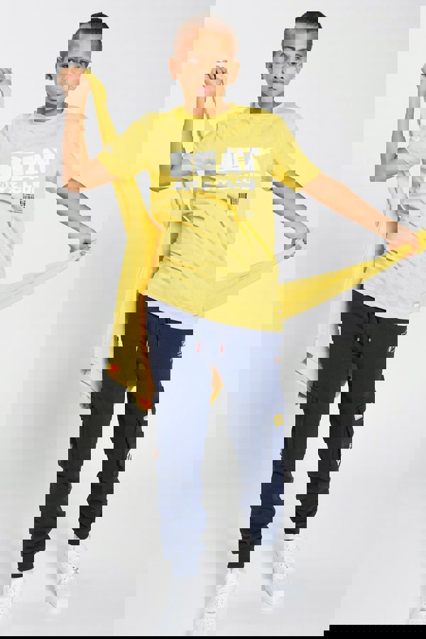 Beat Boyz Club Barcode T-Shirt - Yellow