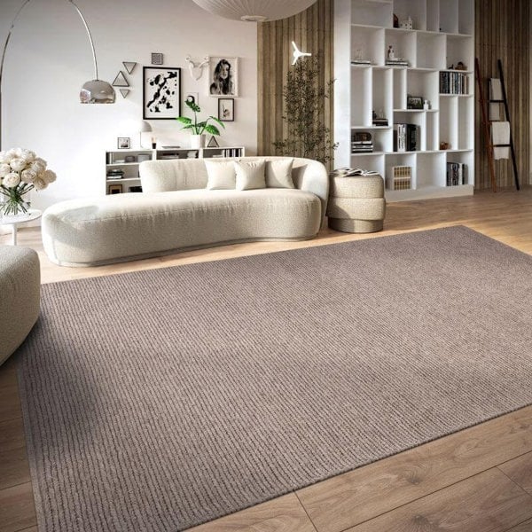 The Rugs Handwoven Natural Wool Rug - Sustainable Elegance