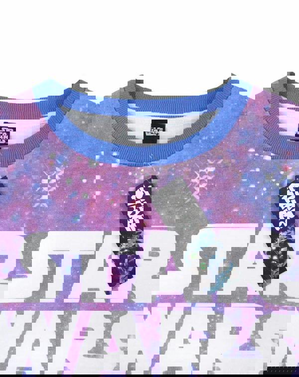 Star Wars Womens Purple Cosmic Sweatshirt