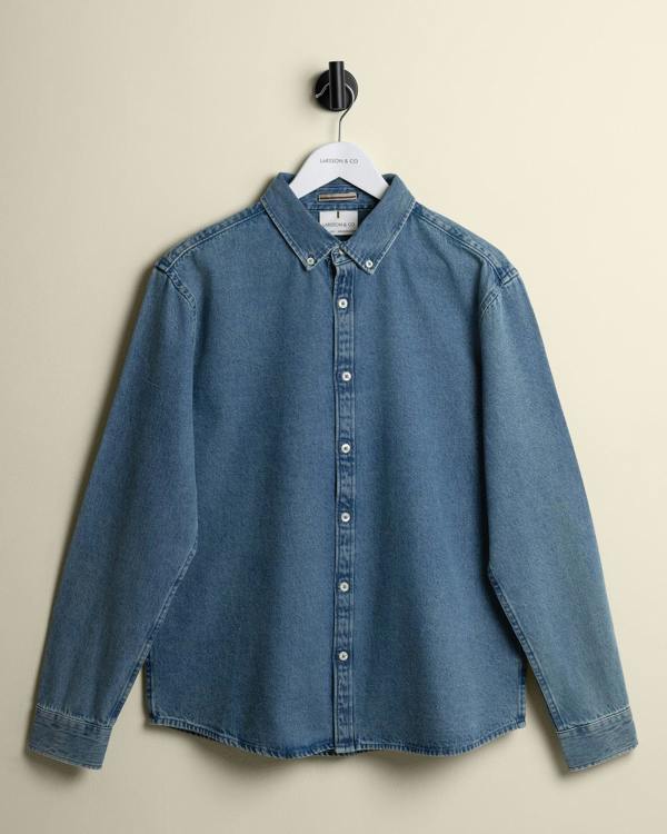 Larsson & Co Freddie - Denim Long Sleeve Shirt