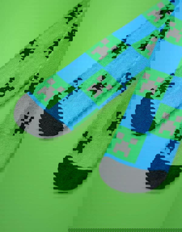 Minecraft Boys Multicoloured Character Calf Socks Set of 5