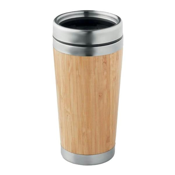 MidOcean Rodeodrive Bamboo 430ml Flask - Wood - 
