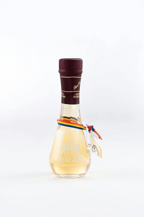 Bran Plum Brandy (Palinca prune / Plum palinka) Miniature in traditional glass 45ml