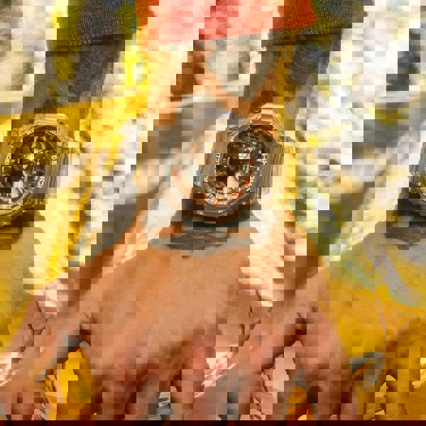 Casio Unisex G-Shock Metallic Orange Dual Display Watch GA-2100BM-7A5ER