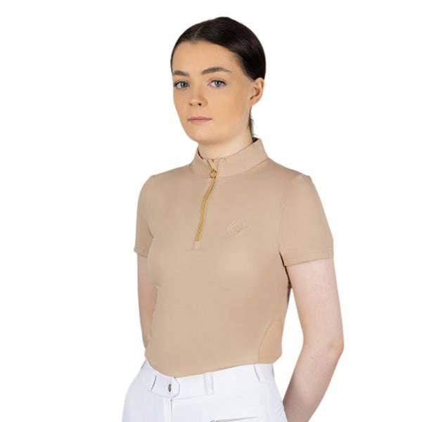 Coldstream Womens/Ladies Coldingham Short-Sleeved Base Layer Top - Warm Taupe - 