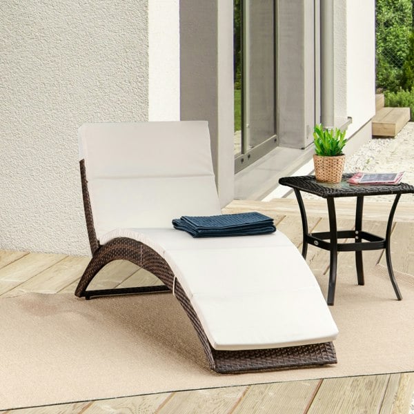 Rattan Single Lounge