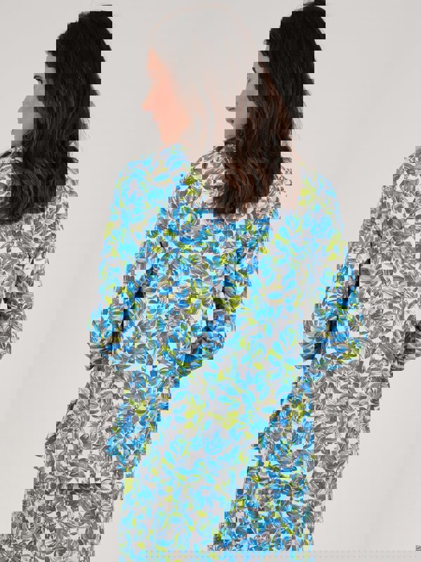 TIGI-Wear Floral All-over Print Cardigan