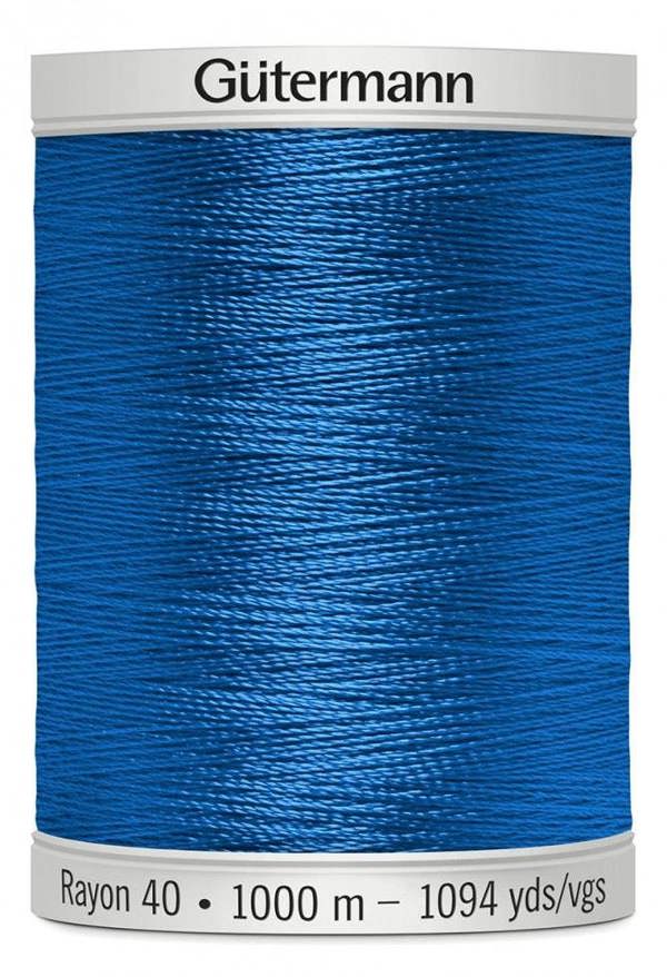Gutermann No 40 Sulky Rayon Embroidery Thread 1000m Rayon Thread Suitable For Embroidery