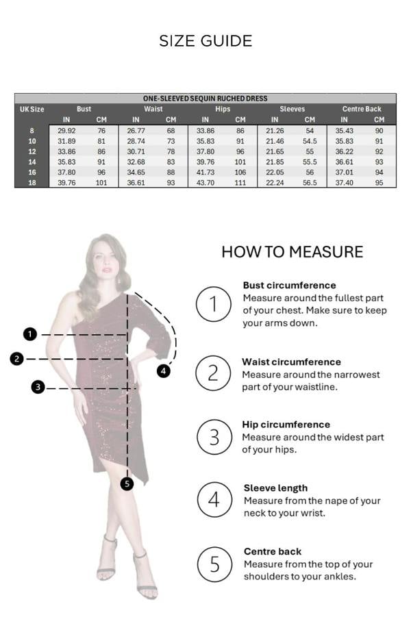 HotSquash One-Sleeved Sequin Ruched Dress