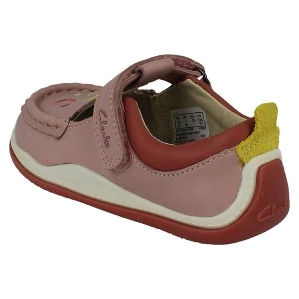 Clarks Childrens Clarks T-Bar Shoes Noodle Shine T