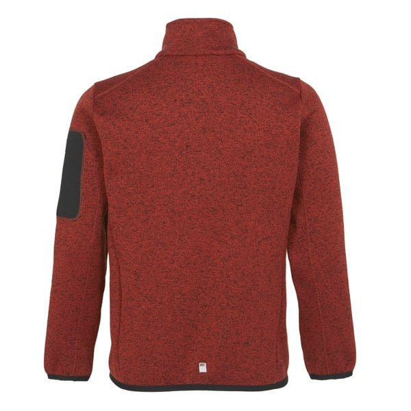 Regatta Boy's Newhill Fleece Jacket - Red Ochre/Black