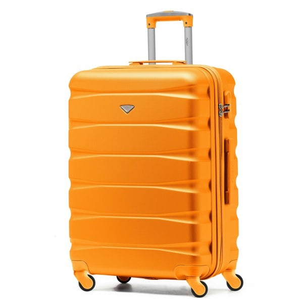 Flight Knight 25" Medium Suitcase Check-in Hold Luggage Hard Shell 4 Wheels TSA Lock