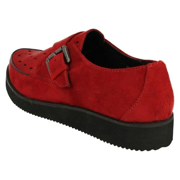 Spot On Ladies Spot On Flat Shoes