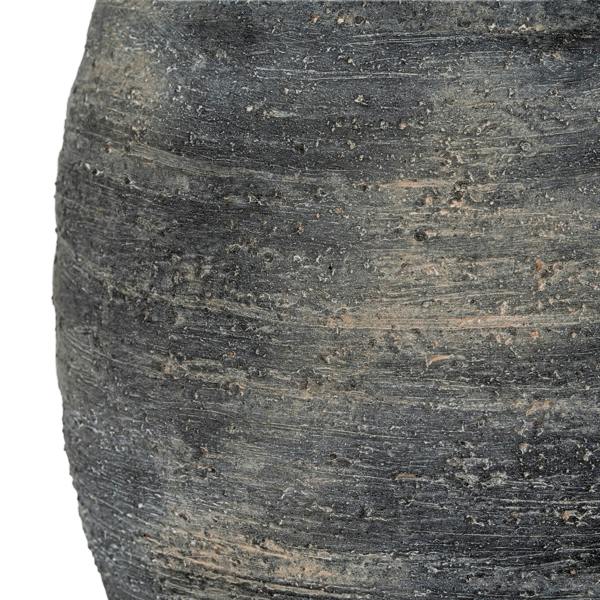Hill Interiors Marra Olpe Vase - Black/Grey - 