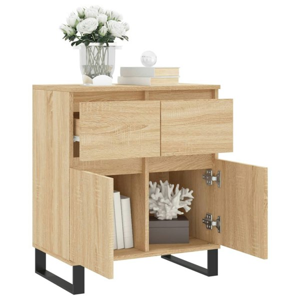 Berkfield Sideboard Sonoma Oak 60x35x70 cm Engineered Wood