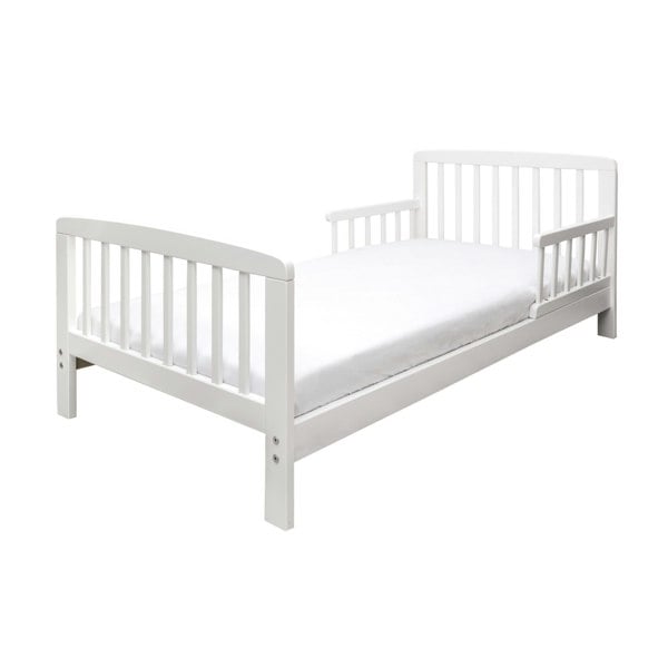 Kinder Valley Sydney Toddler Bed White with Safety Side Rails