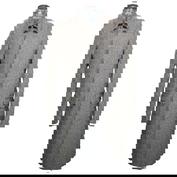 David WeJ Maison Single Breasted Overcoat - Charcoal