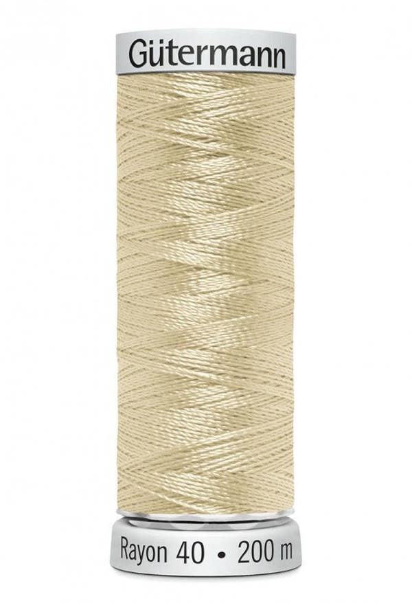Gutermann No 40 Sulky Rayon Embroidery Thread 200m Rayon Thread Suitable For Embroidery