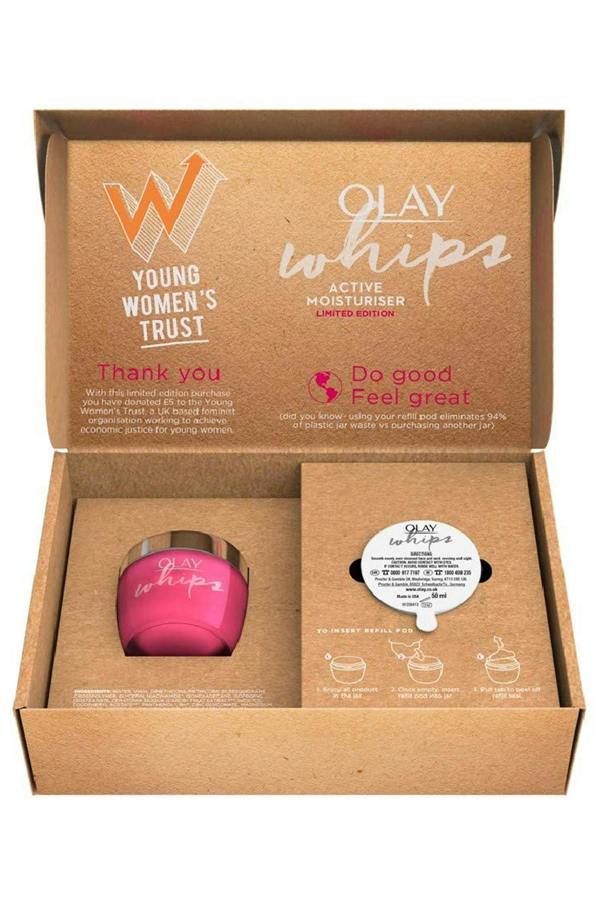 Olay Whips Face Moisturiser Whip Formula 50ml Jar and 50ml Refill Pod 100ml