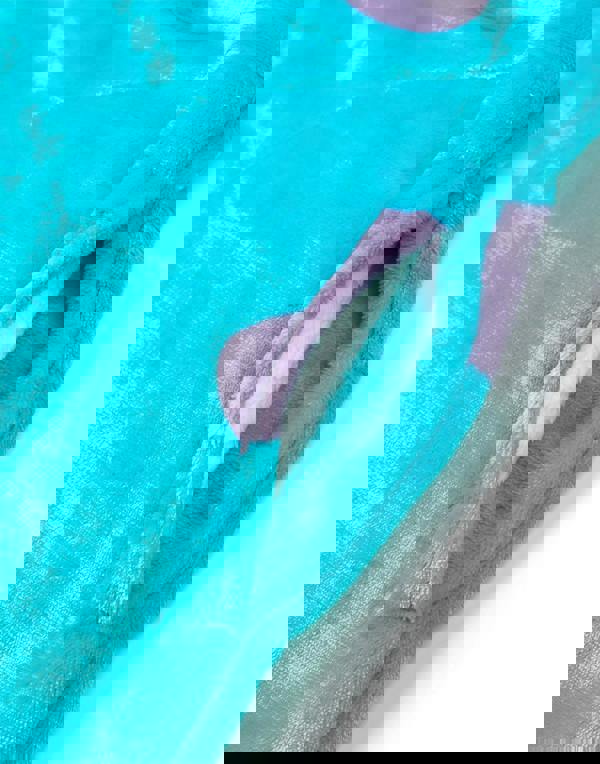 Disney Unisex Blue Monster Inc. Sully Blanket Hoodie (One Size)