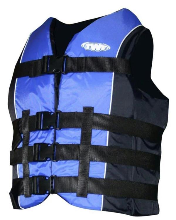 TWF 4 Buckle Personal Buoyancy Aid Life Jacket - Blue