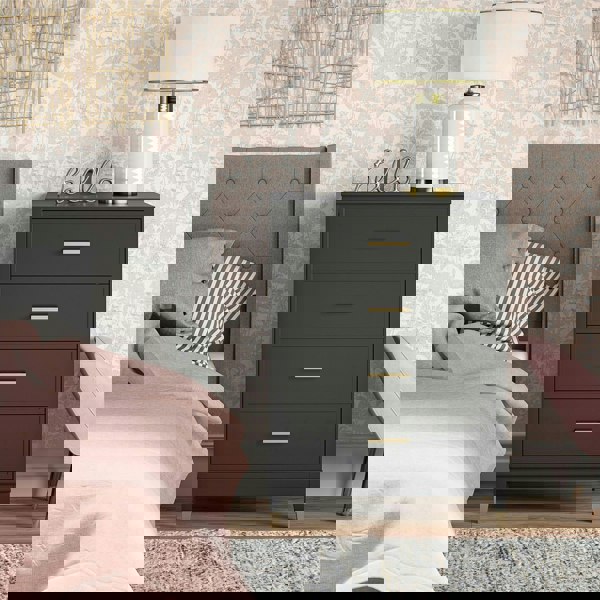 Dorel Home Westerleigh 4 Drawer Dresser Black