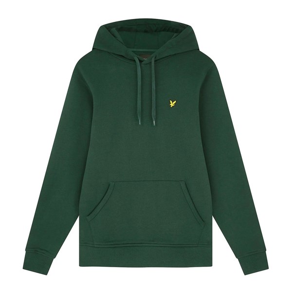 Lyle & Scott Mens Pullover Hoodie - Dark Green