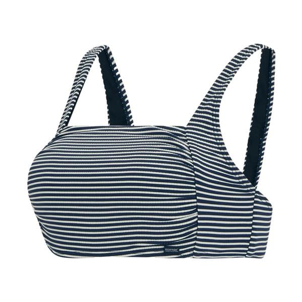 Regatta Womens/Ladies Loria Stripe Bikini Top - Navy/White - 
