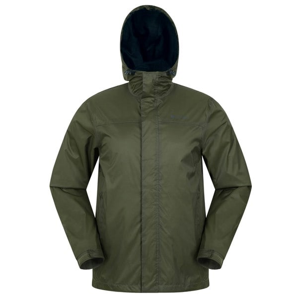 Mountain Warehouse Mens Torrent Waterproof Jacket - Khaki Green