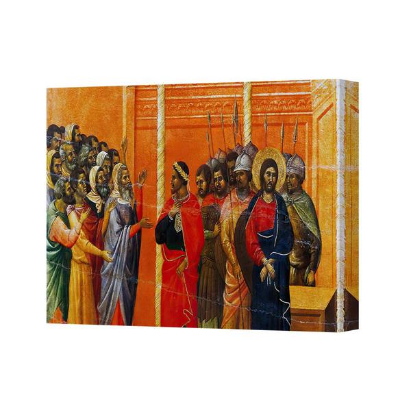 Benjamin Tate Design Religious Canvas Wall Art Jesus Before Pilate Scene Painting
